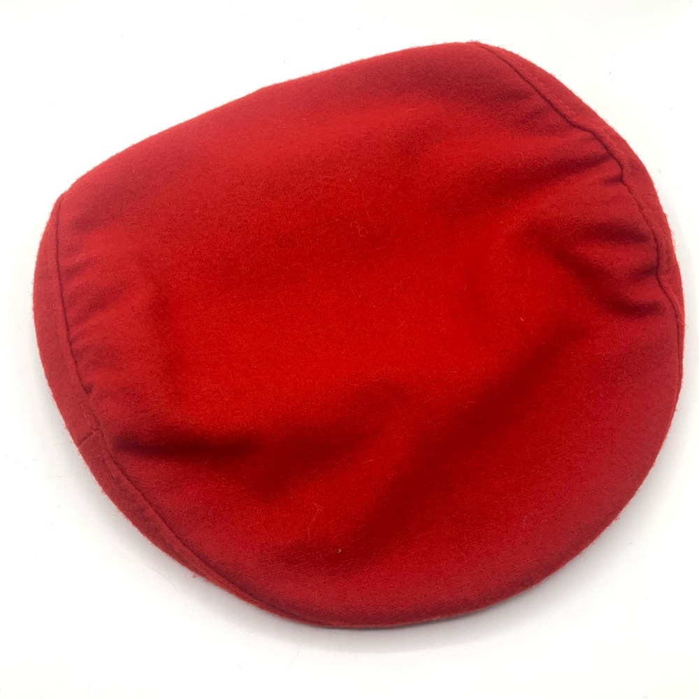 Vintage Pendleton Red Wool Newsboy Cap M Made in USA - Picture 7 of 10